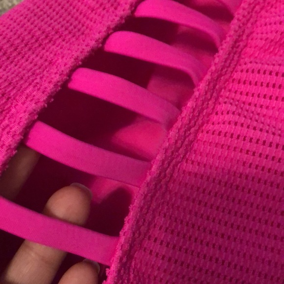 Hot Pink Cut Swimsuit - Picture 5 of 9
